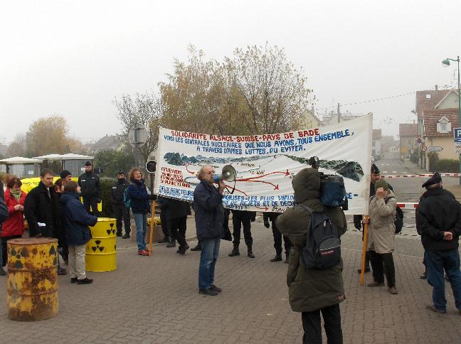 manifestation anti-nuclaire  Hoenheim - Alsace